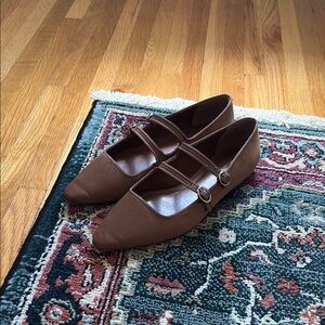 Anthropologie Mary Jane flats